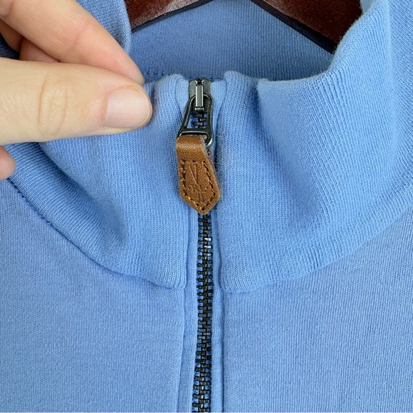 Polo Golf Ralph Lauren Women's 1/4 Zip Athletic Sweater Vest Blue Preppy Medium - Picture 2 of 9